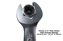 Stainless Steel Flexible Water Connector (FIPxFIP)-1/2x20"