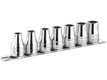 (S.40U)-1/2″ Drv 12pt Shallow Fract Socket Set-7pc (3/8>21/32″)
