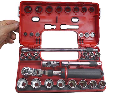 (JXL.DBOX1) -3/8" Drive 6pt Metric DBOX Set (8-22mm)(w/JXL.171)