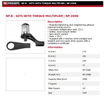 (NP.200B) - Torque Multiplier Set (25:1) - 2000nm Max (Facom)