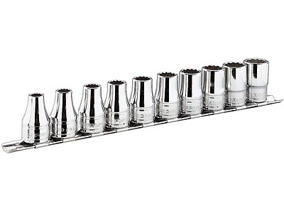 (J.40E) -3/8" Drive 12pt Metric Socket Set (7-16mm)