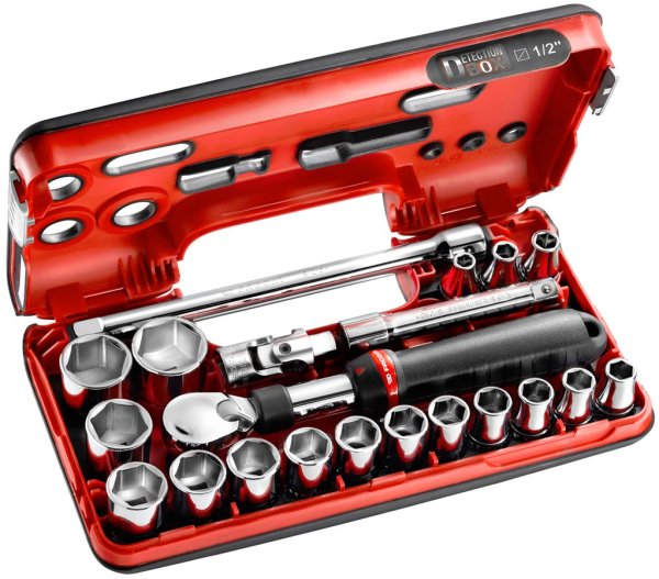 (SXL.DBOX1) -1/2" Drive 6pt Metric DBOX Set (8-32mm) (with SXL.161 ratchet)