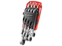 (467F.JPU8)-8pc Ratcheting Hinged Comb Wrench Set (3/8″>3/4″)(Fa