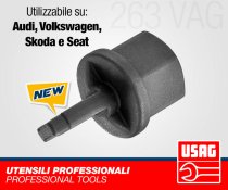 (D.1VAG-B)(263VAG)-Drain Plug Socket for VW and Audi (USAG)