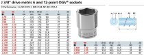 (J.11H) -3/8" Drive 6pt Socket-11mm
