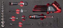 (MODM.R161-36)-1/4" Drive Metric Tool Set-46pc (USAG)