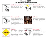 (467R.18)-Fast Action Ratcheting Combination Wrench-18mm