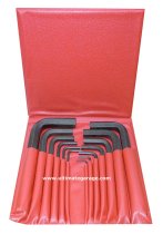 (83H.JL12)-12pc Long Metric Hex Key Wallet Set (1.5-12mm)