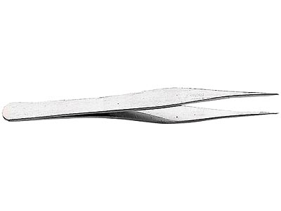 (156) -Tweezer-Heavy Duty Straight Nose w/Serrated Tips