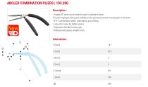 (193.20G) -Angled Ergonomic Combination Pliers