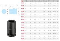 (NJ.19)-3/8" Drive 6pt Impact Socket-19mm