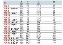 (70A.30) -Ratchet Flare-Nut Wrench-30mm (1 3/16") (Facom)