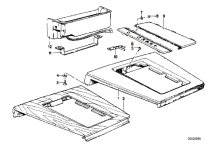 (51161849199)-Gear Position Indicator (3HP22) - 733i/735i (E23) (Genuine BMW) (1 available)