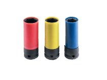 (NSI.3L) -Alloy Wheel Socket Set-3pc (17mm, 19mm & 21mm)