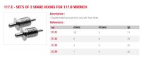 (117.E4)-2pc Spare Pin Set (7-9mm)(for 117.B wrench)