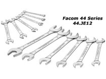 (44.JE12)-12pc Metric Open End Wrench Set (6-32mm)(Facom)