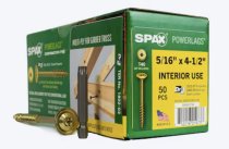 5/16 x 4 1/2″ Washer Head Lags (Yellow Zinc)(50pc) (Close out-5 available)