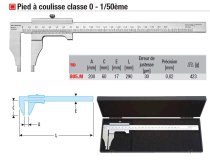 (805.M) - Vernier Caliper-Workshop (0-200mm)(accurate to 1/50mm)
