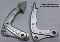 (506A) -Long Nose Hinged Tip Lock-grip Plier (Facom)
