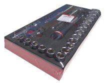 (MODM.S1A)-1/2" Drive Metric Tool Module Set (8-32mm)(USAG)
