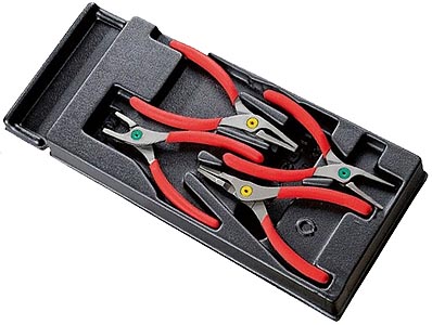 (MOD.PCSN) - 4pc Straight Nose Circlip Pliers Module Set (Facom)