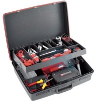 (BV.21ST) -Tool Case w/Compartment Top & Clear Bottom (Frt!)
