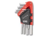 (82H.JP8AU)-8pc Short Fractional Hex Key Set (3/32-3/8″)(USAG)