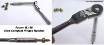 (R1PICO)-23pc Ultra Compact 1/4" Drive Flex Head Ratchet Set (F)