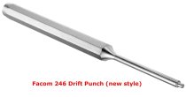 (246.JT6)-Drift Punch Set for Spring Pins-6pc (2-8mm w/roll)