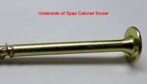 #8 x 2" Yellow Zinc Torx Drive (T20) Cabinet Screw (1 lb)(140pc)