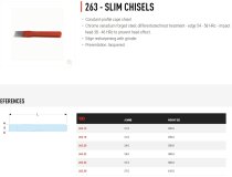 (263.20) -Flat Cold Chisel (24x200mm)