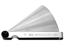 (804) -Round Tip Metric Feeler Gauges (19 blades)(Facom)