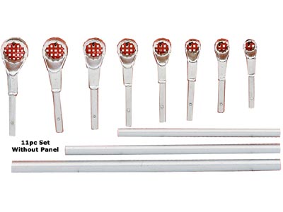 (54.P9M)-Heavy Duty Offset Ring Wrench Set (w/o panel)(24-55mm)