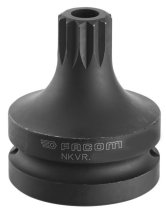 (NKVR.18)-3/4" Drive Tamper Proof XZN Impact Socket-M18 (Facom)