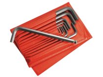 (83SH.JL12)-12pc Long Metric Hex Key Wallet Set (w/ball tip)