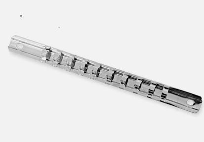 (J2571) -Socket Rail for 1/4" Drive Sockets-16 clips (Proto)