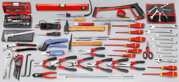 (CM.E18) -Electrician's Metric Tool Set-115pc (non-Insulated) (Freight) (1 available at this price)