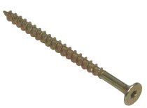 #8 x 2 1/2" Torx Drive Yellow Zinc Flat Head Screw (1125pc)(DS)