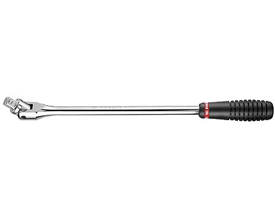 (S.141A)-1/2" Drive Breaker Bar with Rubber Grip-15"