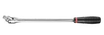 (S.141A)-1/2" Drive Breaker Bar with Rubber Grip-15"