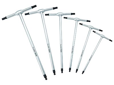 (84TCSH.J6)-6pc T-Handle Hex Key Set-w/Ball tips (2>8mm)(USAG)