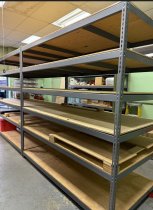 (Shelving) - Global Industrial Extra Heavy Duty Shelving (6-tier) (96" wide x 48" deep x 96" tall) (pickup only) (2 available)
