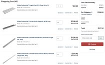 (Shelving) - Global Industrial Extra Heavy Duty Shelving (6-tier) (96" wide x 48" deep x 96" tall) (pickup only) (2 available)