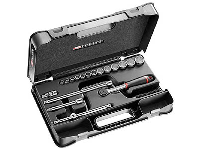 (J.161-3P12U) -3/8" Drive 12pt Fractional Set (1/4-1")(w/J.161B)