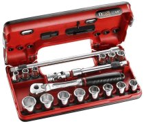 (JL.DBOX500) -3/8" Drive 6pt Metric DBOX Set (8-22mm)(w/JL.171)