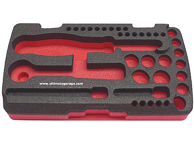 (PM.R2A) - Foam Compact Tool Set Tray for 1/4" Drive Tools (ref-R.2A & R.2AM)