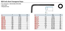 (82.7/64) - Fractional Hex Key (short)-7/64" (5-pack)