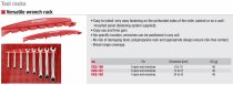 (CKS.101) -Wrench Rack-for 8 medium wrenches