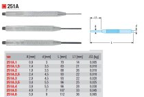 (251A.JT9)-Precision Sleeved Drift Punch Set-9pc w/storage roll