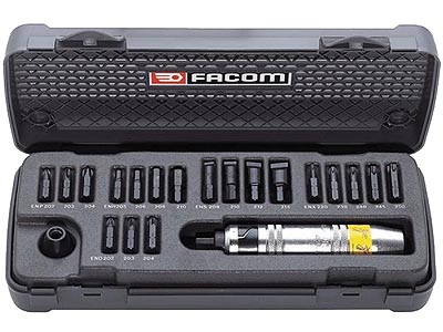 (NS.265M) -1/2" Drive Impact Driver & Bit Set (21pc)(Facom)